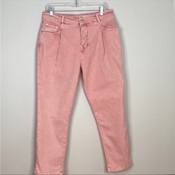 NWT Anthropologie Pilcro And The Letterpress Pink High Waist Jeans size 29 or 30 - Picture 11 of 14